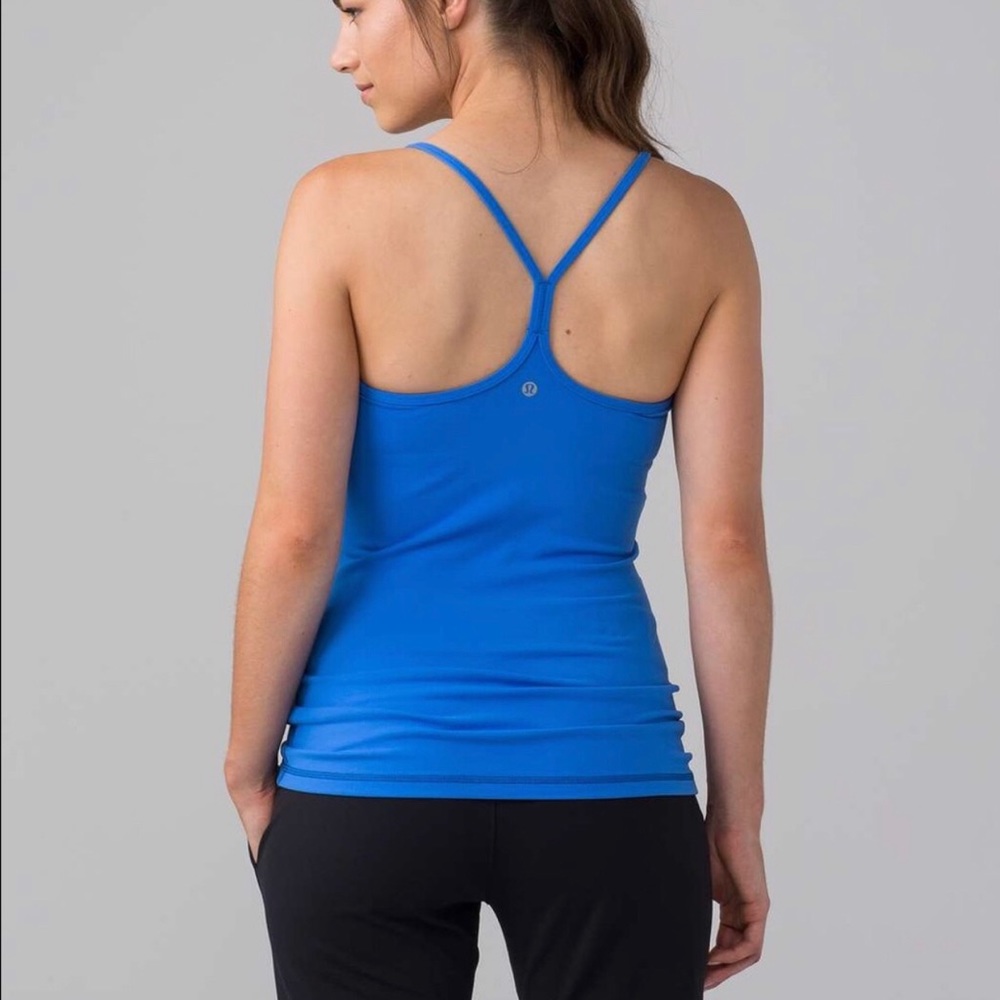Lululemon Blue Power Y Tank